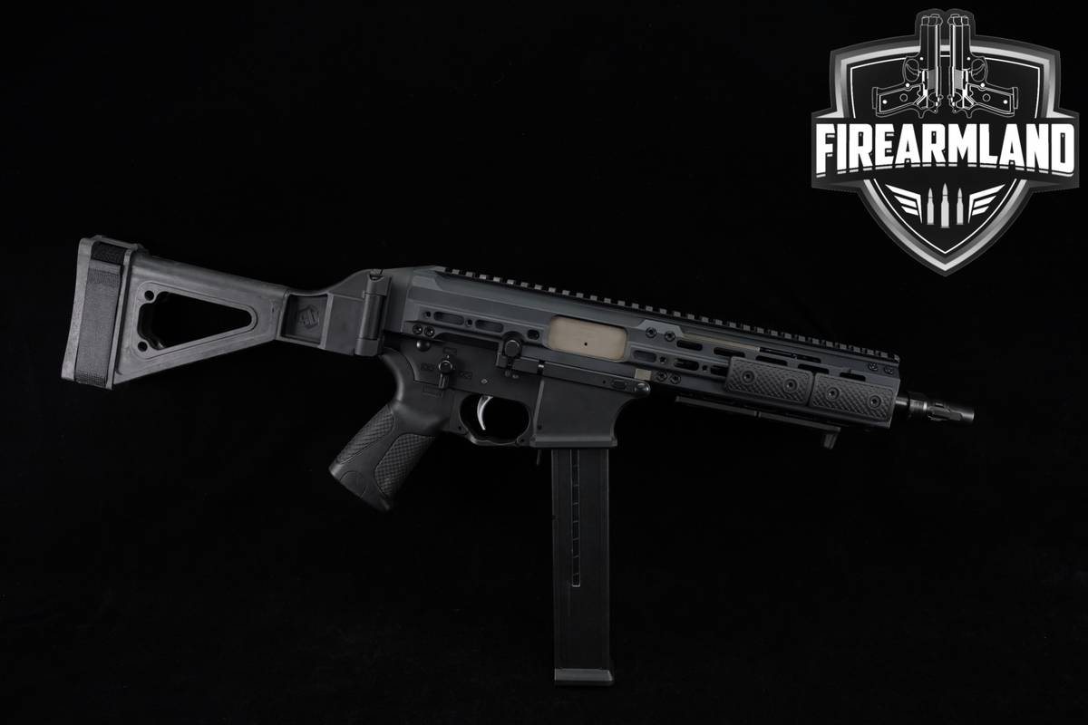 LWRC SMG-45 SB Tactical Brace 45ACP 8.5" Threaded Folding M-LOK +5 MAGS