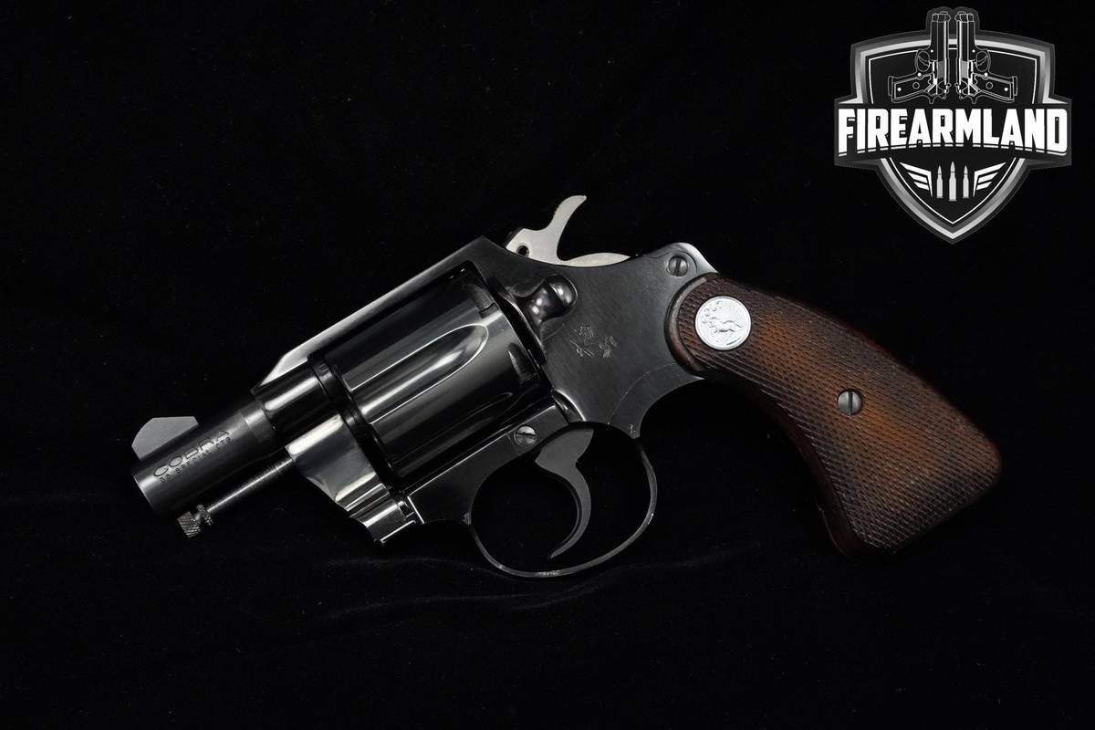 MINTY! 1967 Colt Cobra 38 Special 2" Anodized Black/Blued Colt DA/SA