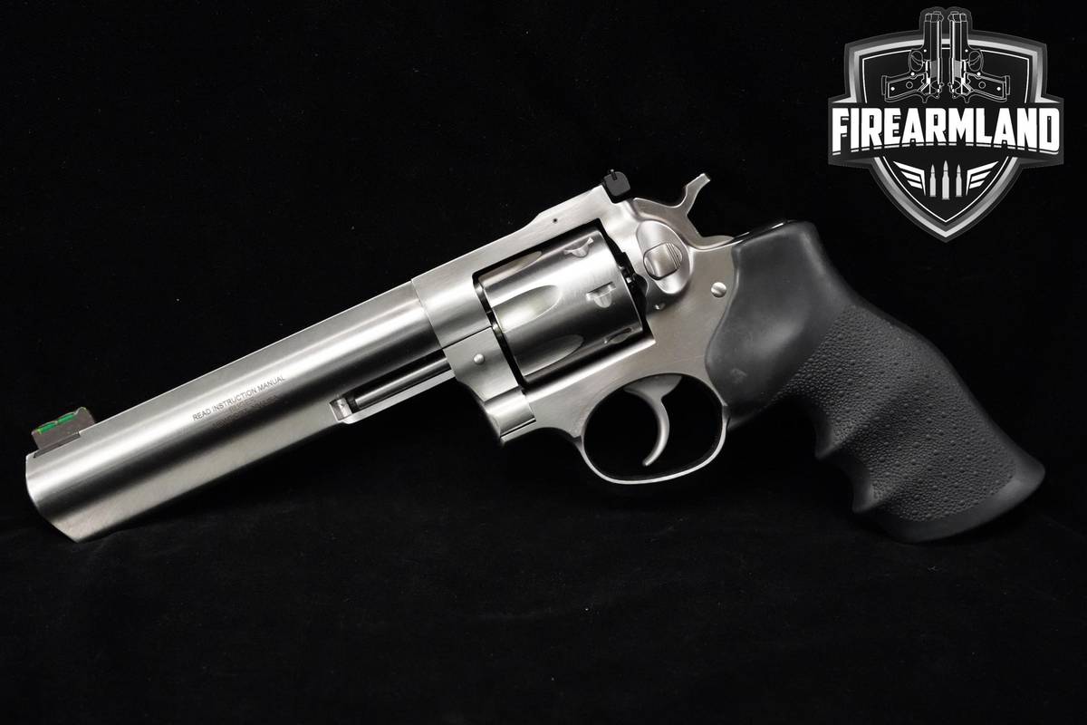 Ruger GP100 7-Shot 357-Magnum 6" Stainless Ruger-GP100 DA/SA GP-100