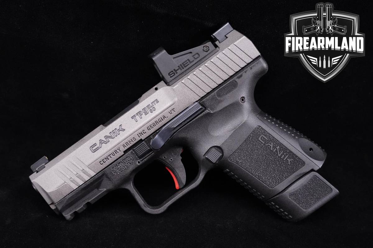 Canik TP9 Elite SC Shield SMS2 9mm 3.6" TP 9 +2 MAGS, ORIG CASE & OPTIC