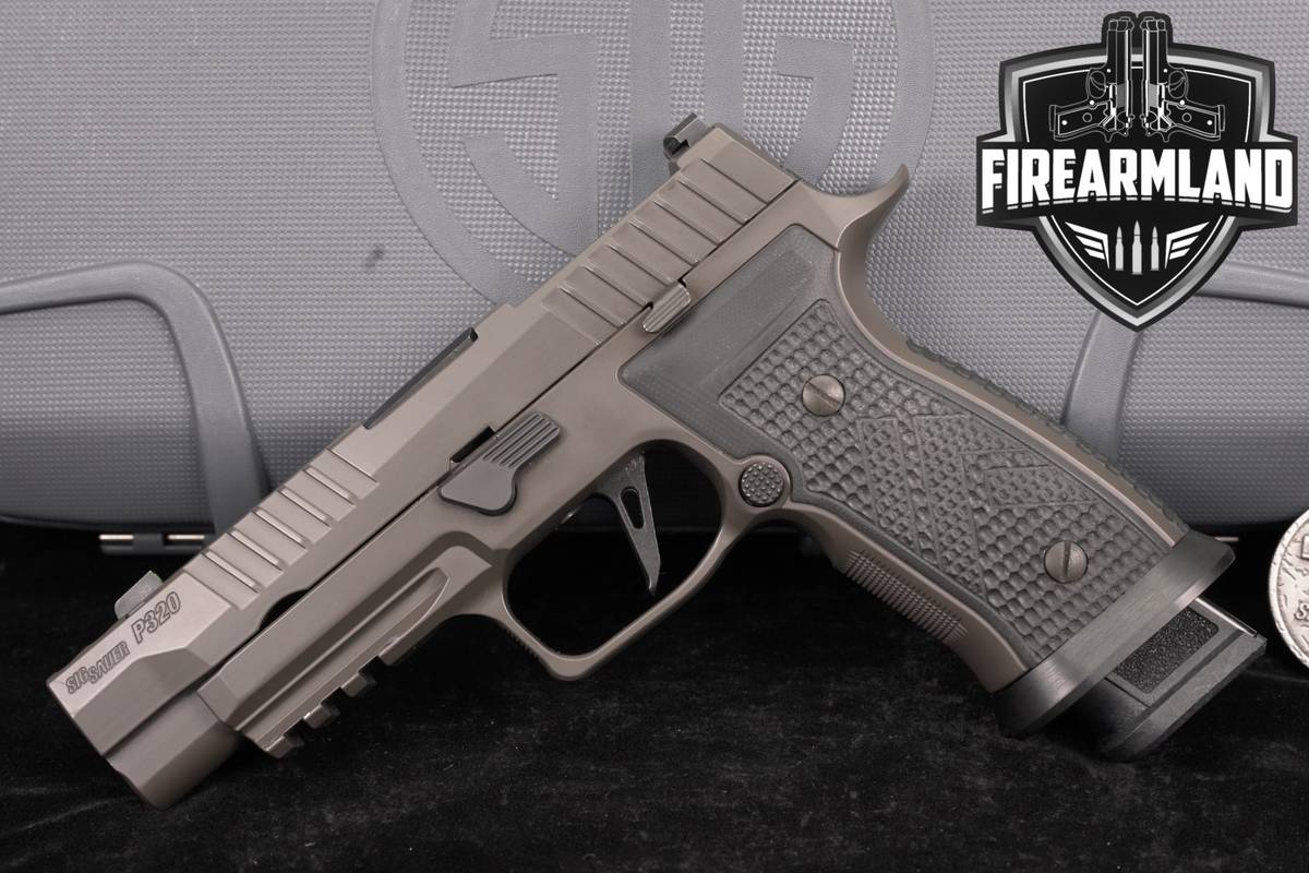 Sig Sauer P320 AXG Legion COMP 9mm Optics-Ready 3.9 Gray P-320 +ORIG CASE