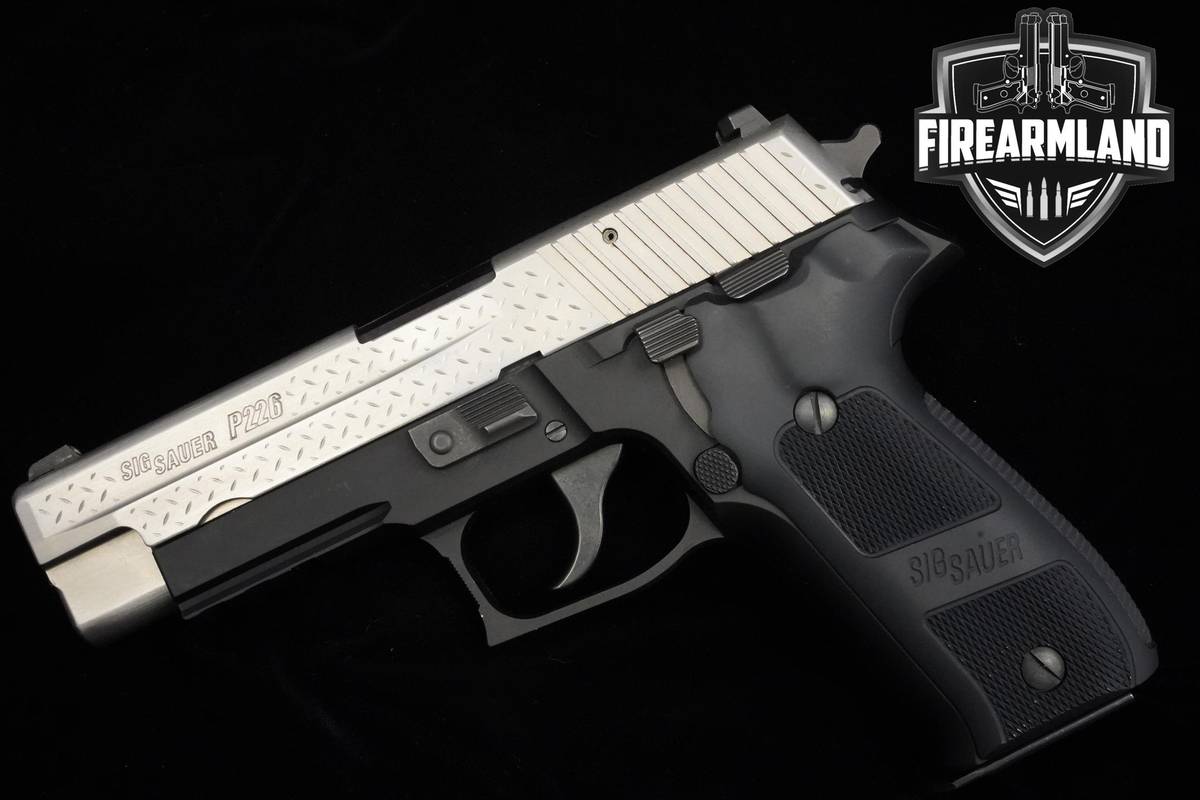 LIMITED EDITION Sig Sauer P226 Diamond Plate 9mm Stainless P226 P-226 DA/SA