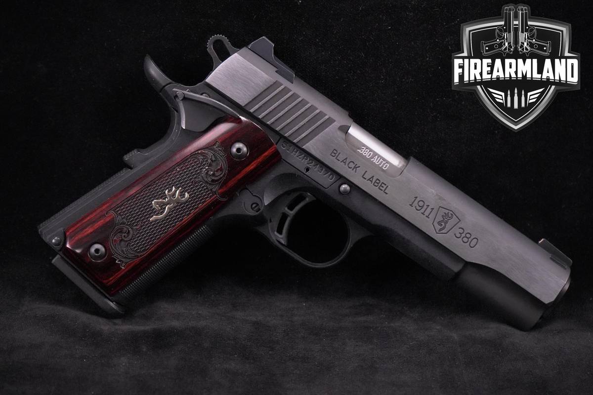 Browning 1911 380 Black Label Medallion 380 ACP 4.25" 1911-380 2 MAGS