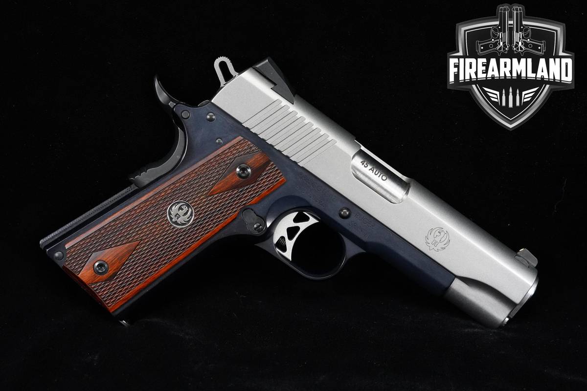 Ruger SR1911 Lightweight Commander 45-ACP 4.25" SR-1911 +3 MAGS & ORIG CASE