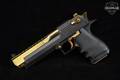 Magnum Research Desert Eagle Mark XIX .50 AE 24K Gold Plated/Black in Very Good Condition Image 4