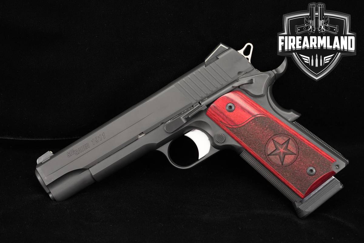 2016 Sig Sauer 1911 Texas Edition 45 ACP 5 +2 MAGS & ORIG CASE