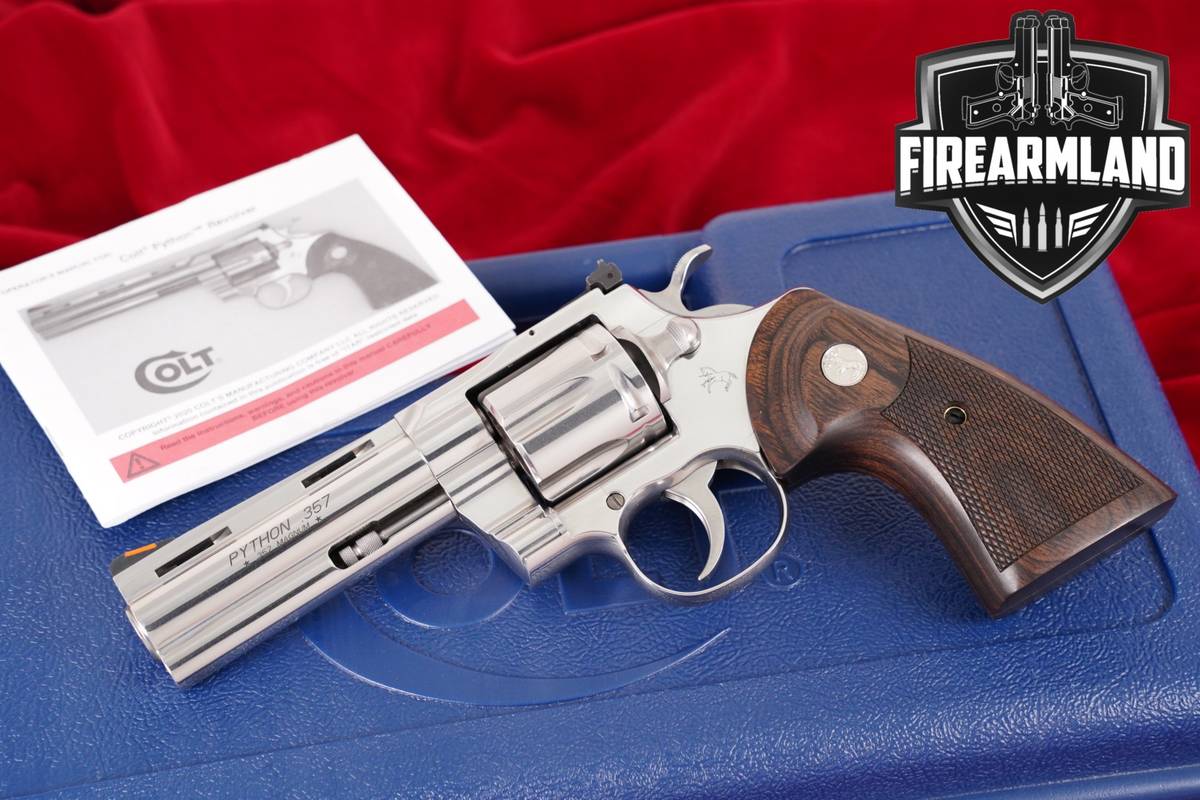 Colt Python 2020 Series 357 Magnum 4.25" VENT-RIB +ORIG CASE
