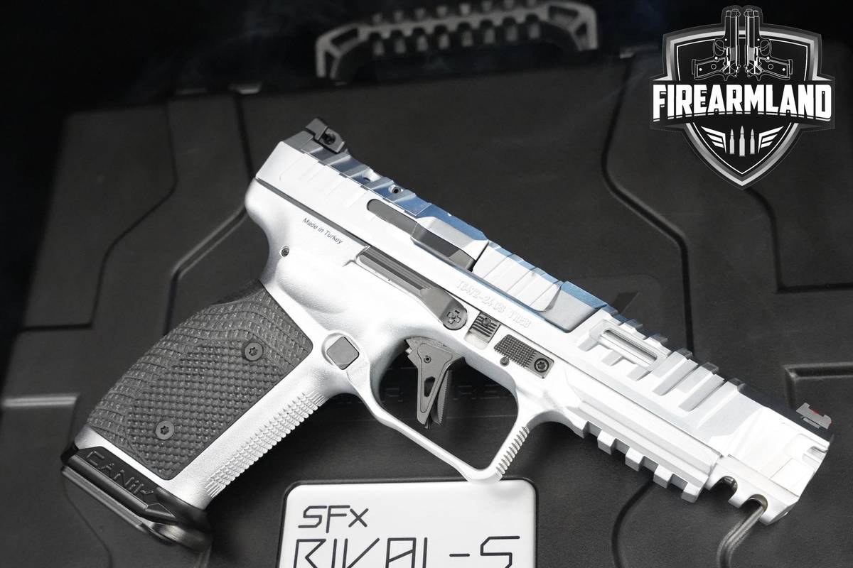 Canik SFx Rival-S 9mm Chrome Canik-SFx-Rival-S +2 MAGS, ORIG CASE & HOLSTER