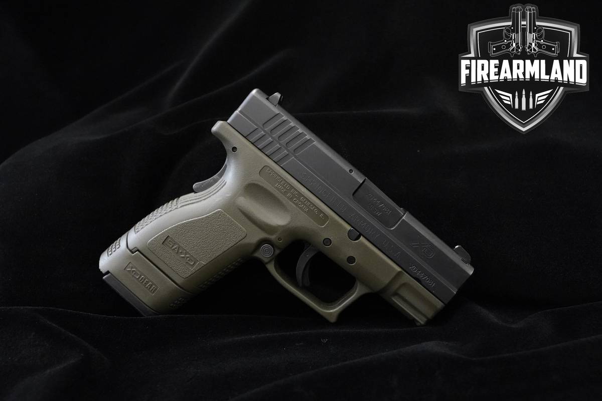 Springfield Armory XD-40 Sub-Compact 40 S&W 3" OD Green XD-40 XD40