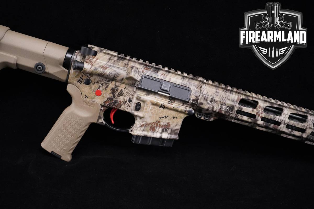 Ruger AR-556 MPR 223 Wylde PROOF BARREL AR15 18.0" KRYPTEK CAMO