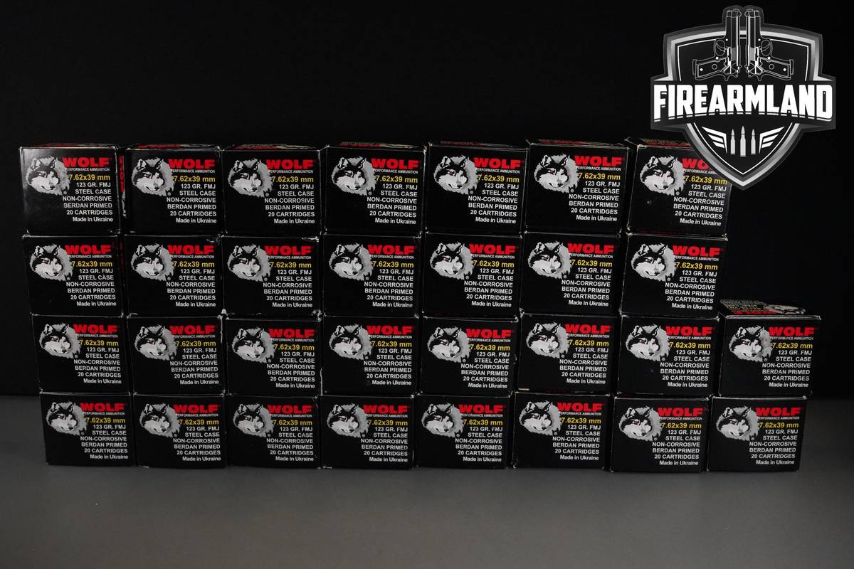 7.62x39 Ammo 7.62x39 Ammunition 600 ROUNDS