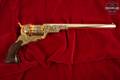 1988 A. Uberti Paterson No. 5 Holster Model Texas Commemorative, American Historical Foundation, No. 135 of 950 .36 Gold Plated in Very Good Condition Image 4