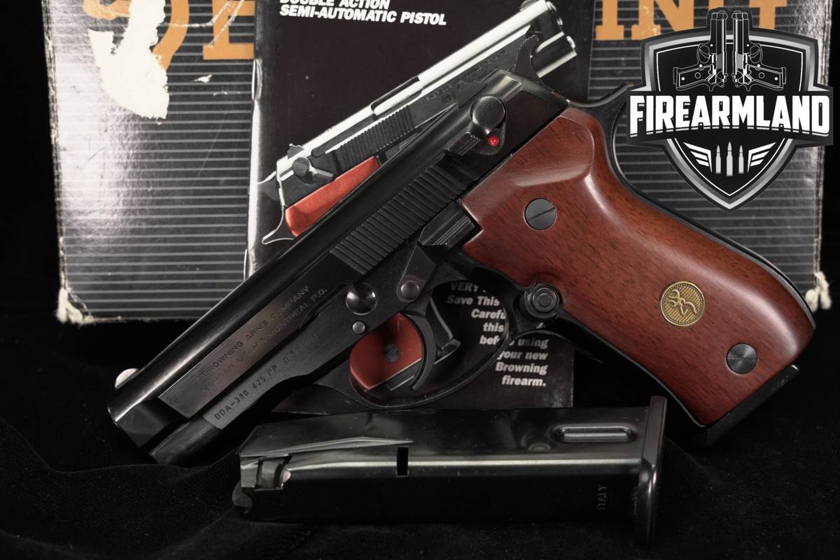 Browning BDA-380 Type II 380ACP 3.8" Blued +2 MAGS & ORIG BOX