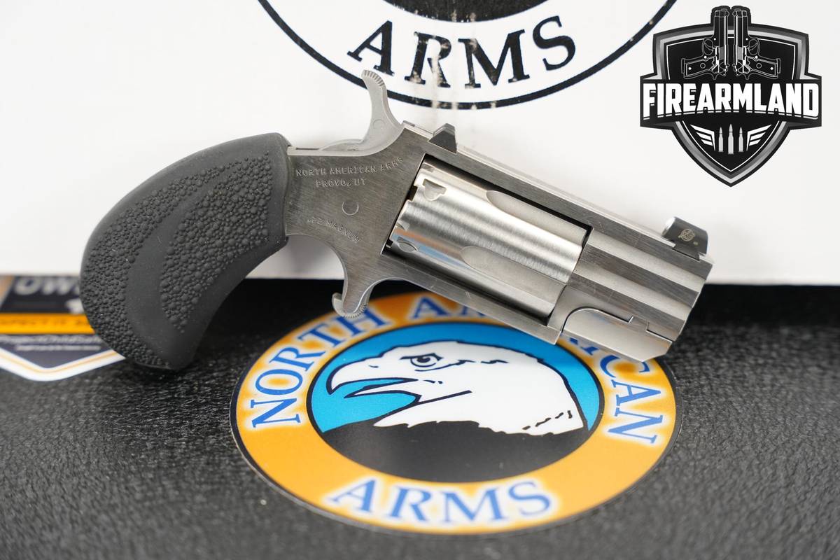 North American Arms NAA Pug D 22 WMR 1 1/8" SAO Mini-Revolver +ORIG BOX
