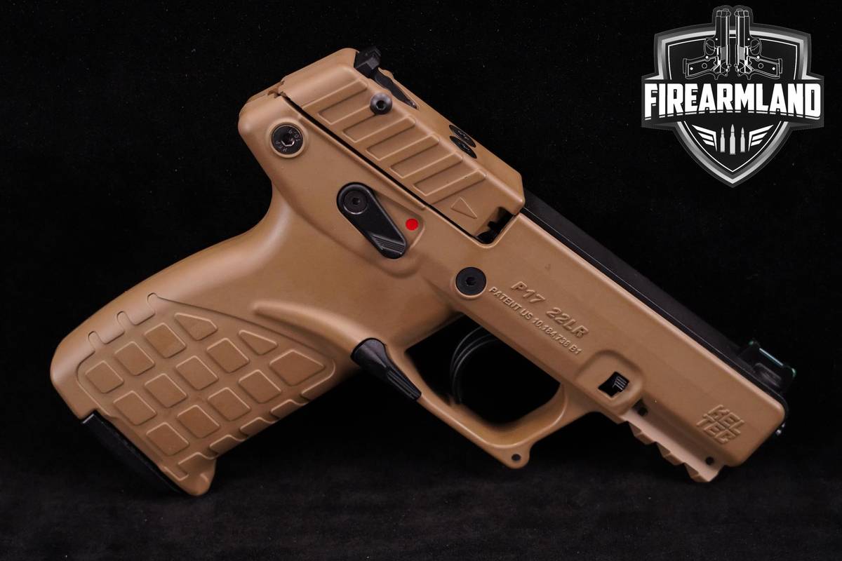 Kel-Tec P17 22LR 3.8" Flat Dark Earth KelTec P-17 Threaded Barrel +3 MAGS