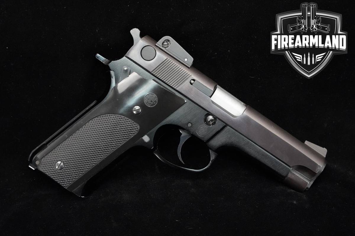 VINTAGE 1982 Smith & Wesson Model 459 9mm 4" Blued S&W 459 +3MAGS & OG-BOX