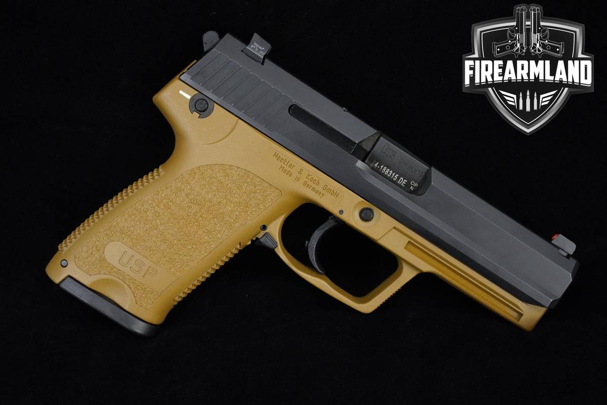 Heckler & Koch (H&K-HK) USP9 Full Size 9mm Two-Tone DA/SA H&K-HK-USP9 USP-9