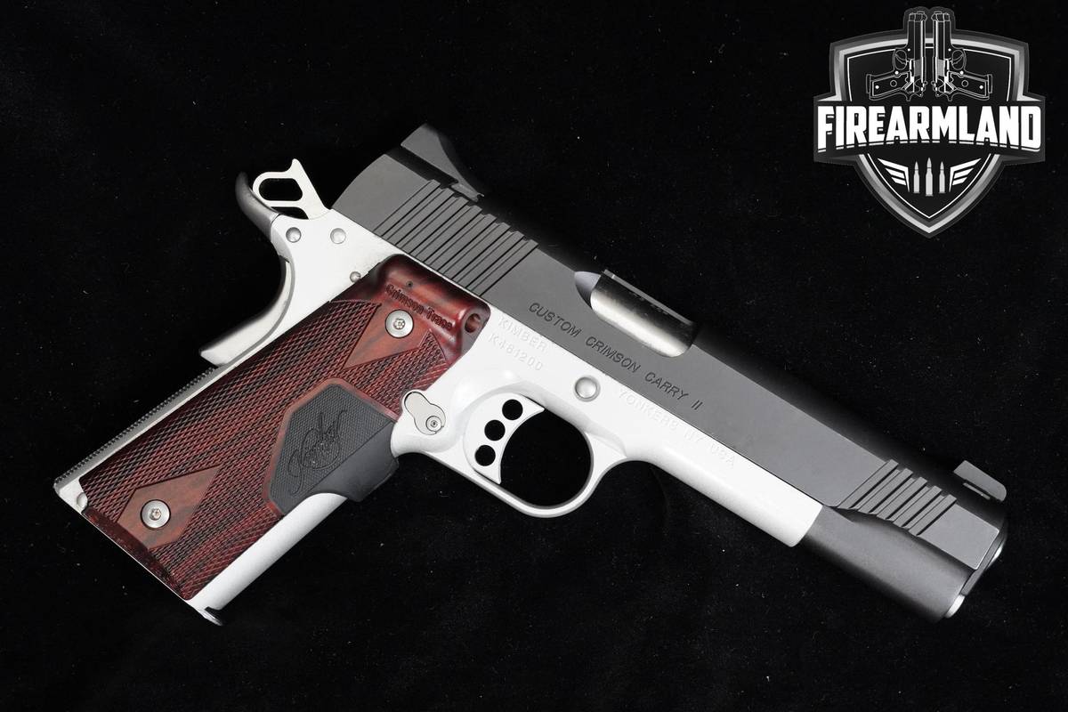 Kimber Custom Crimson Carry II 45 ACP 1911 5" Two-Tone Kimber 2