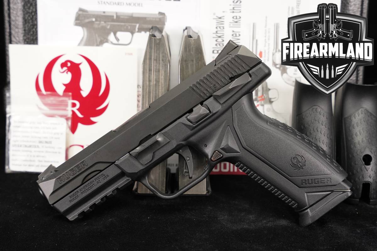 Ruger AMERICAN PISTOL Duty, MS 9mm 4.2" +3 MAGS & ORIG CASE