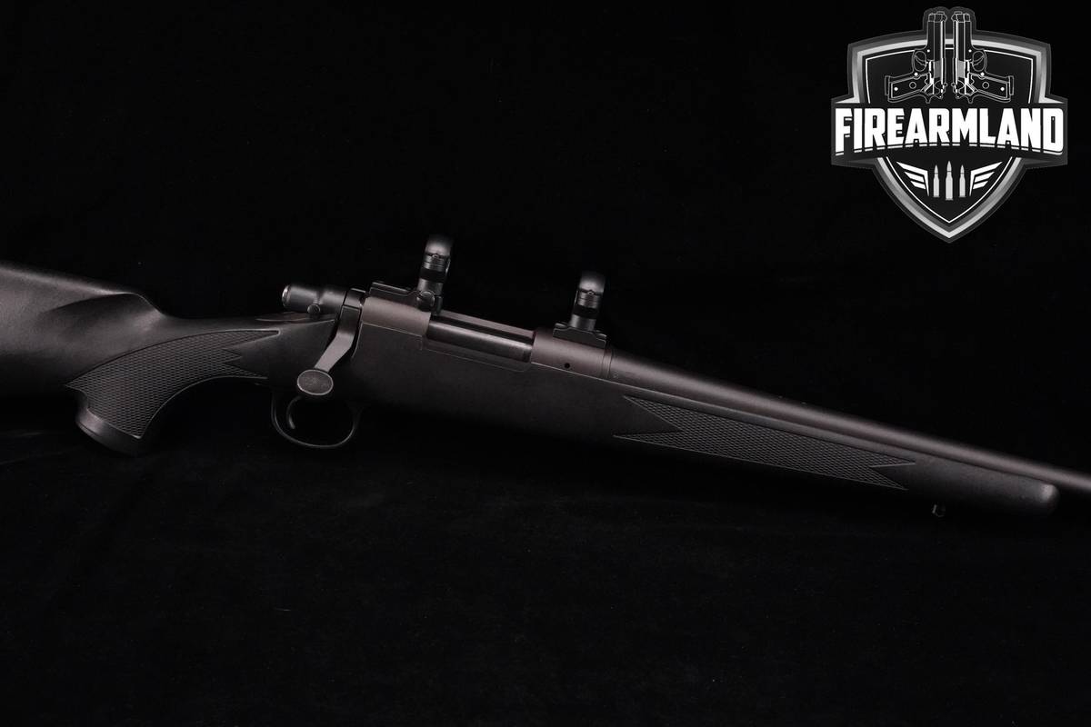 Remington Model 700 ADL Synthetic 308 Winchester 22" Blued Leupold Rings
