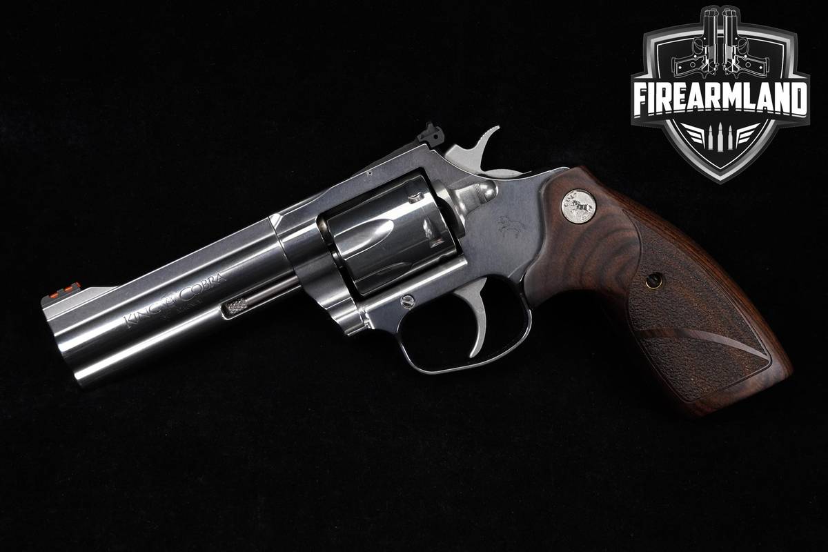 Colt King Cobra Target 357 Magnum 4.25" Brushed Stainless +ORIG CASE