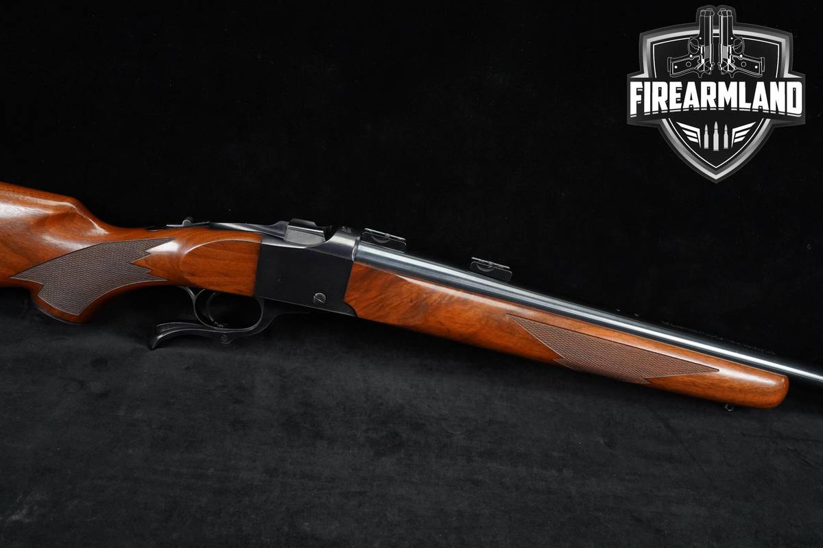 2003 Ruger No 1 Standard 25-06 Rem 24" Number One Blued Quarter Rib Walnut