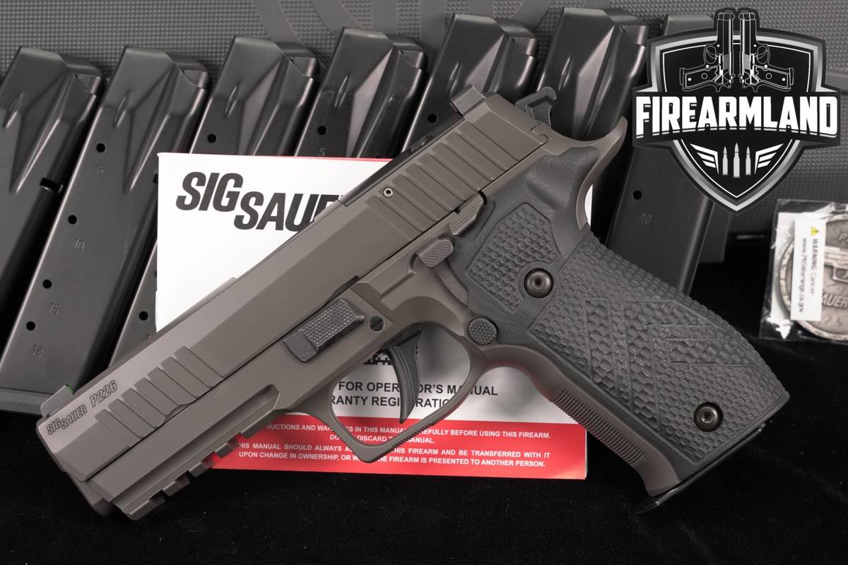 Sig Sauer P226 Legion R2 9mm Optics-Ready P 226 +9 MAGS & ORIG CASE