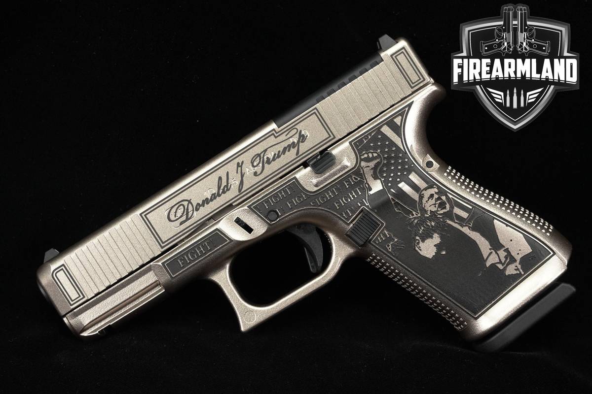 USA! Glock 19 Gen5 MOS Trump Fight Edition 9mm 4.02" +3 MAGS & OG CASE