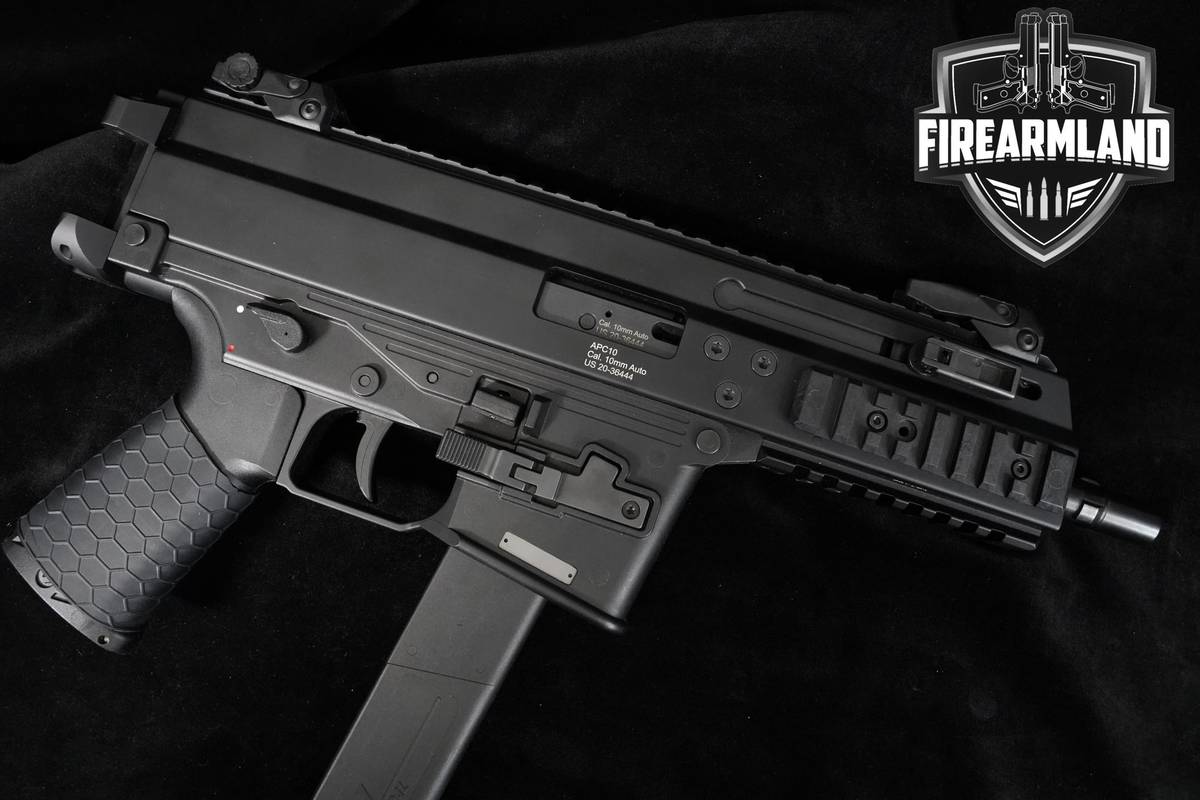 Brugger & Thomet (B&T) APC10 Pro 10mm 6.8" Anodized Black B&T APC10 +3 MAGS