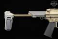 Q Honey Badger Pistol .300 AAC Blackout (7.62x35mm) Tan & Gray in Very Good Condition Image 3