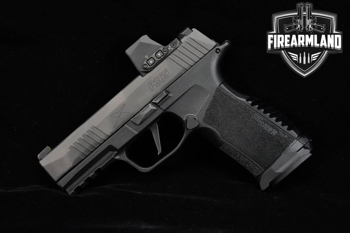Sig Sauer P365-XMACRO 9mm 3.7" P 365 X Macro +2 MAGS, ORIG CASE & OPTIC