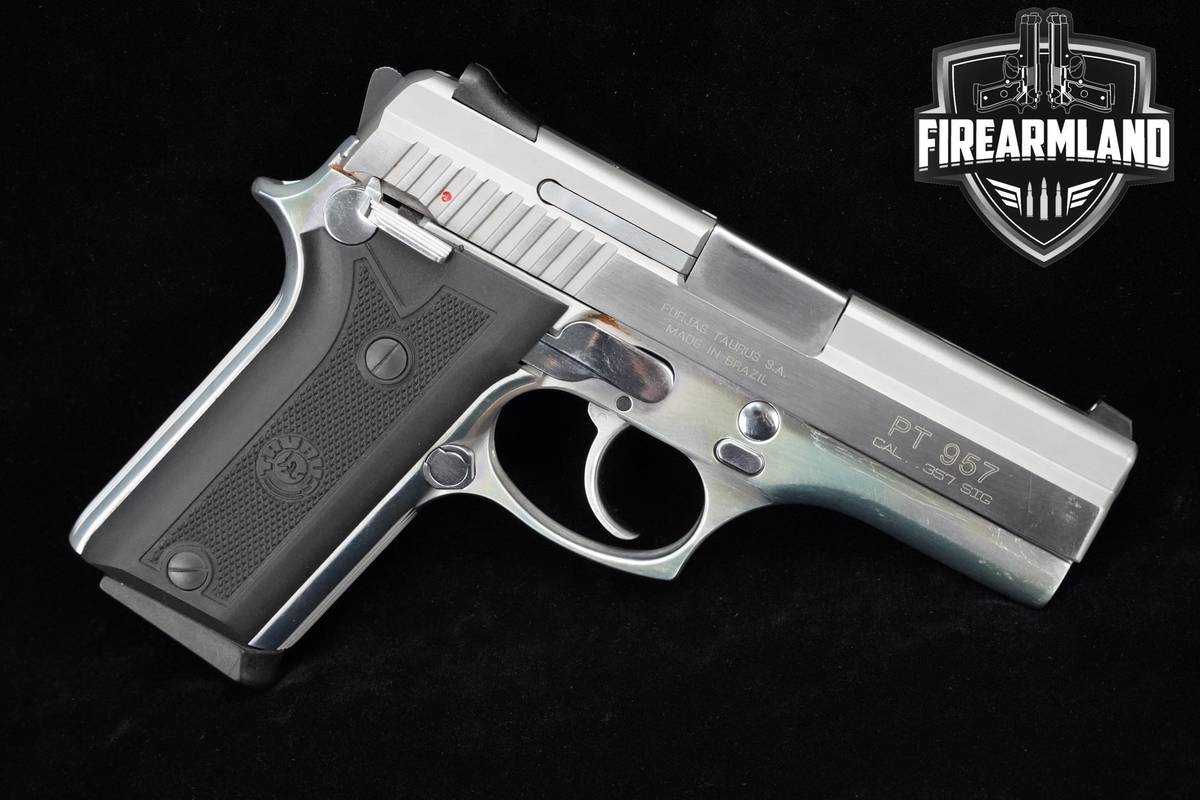 2000-2003 Taurus PT 957 Ported 357 SIG 3.625" Stainless Steel PT957 +2 MAGS