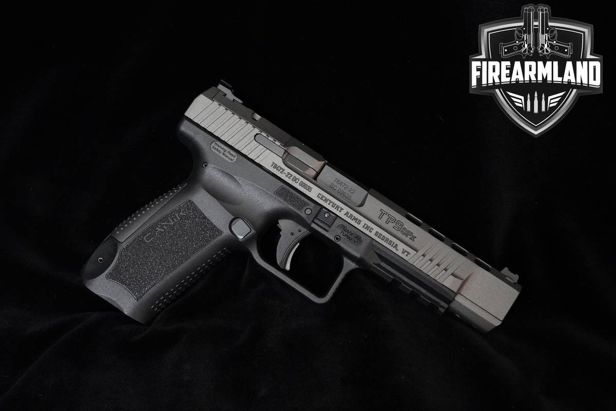 Canik TP9 SFx 9mm 5.2 Tungsten Grey Cerakote Over Nitride Canik-TP9 HOLSTER