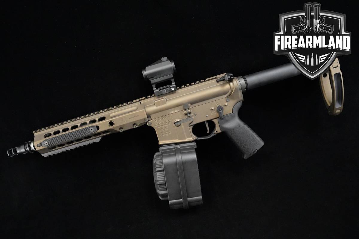 Barrett REC7 300 Blk AR-15 AR15 AR 10.5" Barrett REC-7 5MAGS, CASE & OPTIC