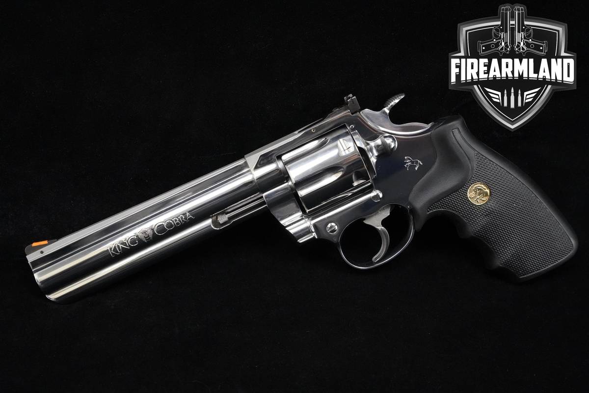 SNAKE-GUN 1995 Colt King Cobra 357-Magnum 6" Stainless Colt King-Cobra