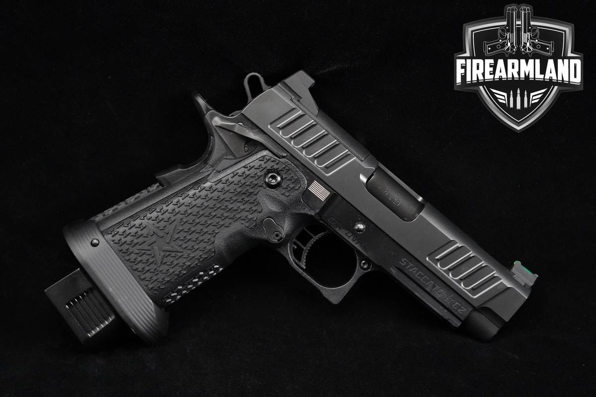 2011 Staccato C2 Optic Ready AL Frame 9mm DLC BULL ODS + OG CASE & 9 MAGS