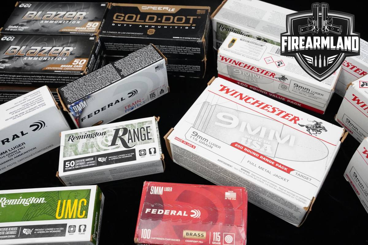 9mm Ammo 9 Ammo 1200 ROUNDS