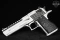 Magnum Research Desert Eagle Mark XIX .50 AE Distressed Black & White in Excellent Condition Image 4