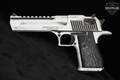 Magnum Research Desert Eagle Mark XIX .50 AE Distressed Black & White in Excellent Condition Image 5