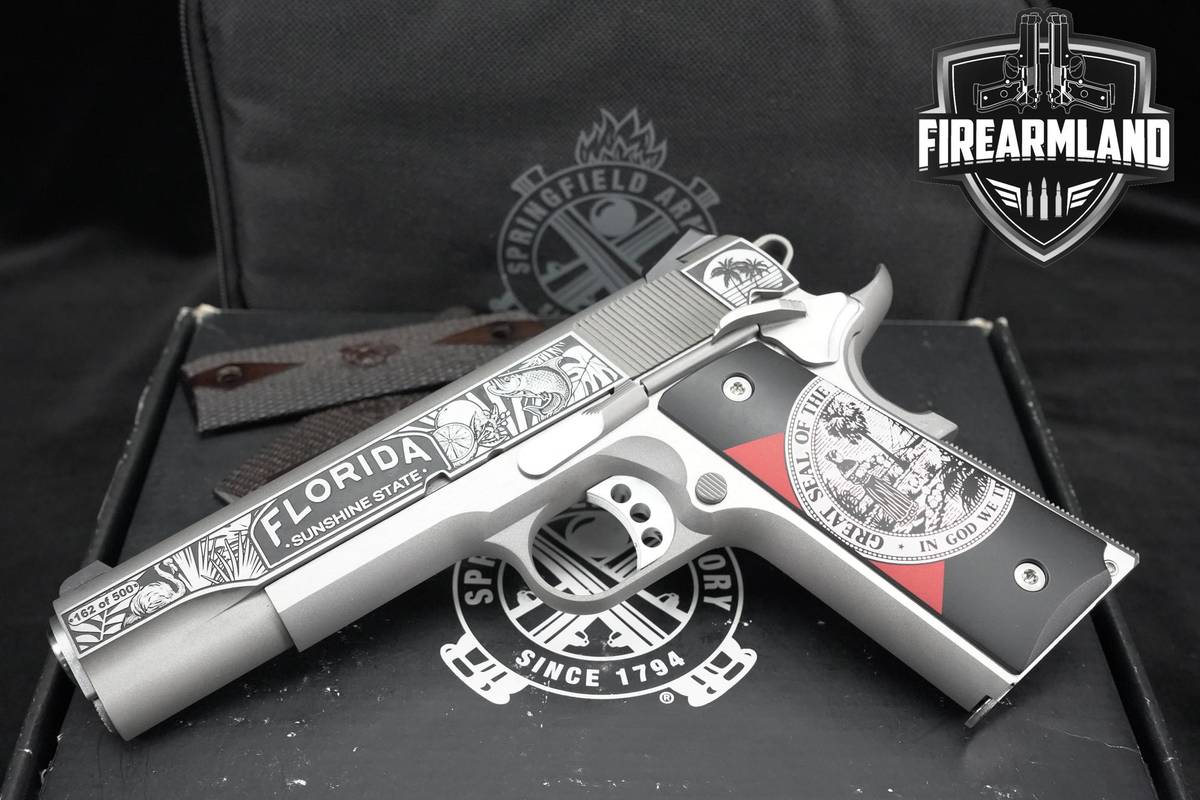 FLORIDA MAN Springfield Armory 1911 Garrison Engraved Limited Edition