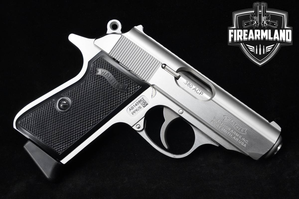 Walther PPK/S 380 ACP Stainless Steel Walther PPK/S DA/SA PPK-S PPKS