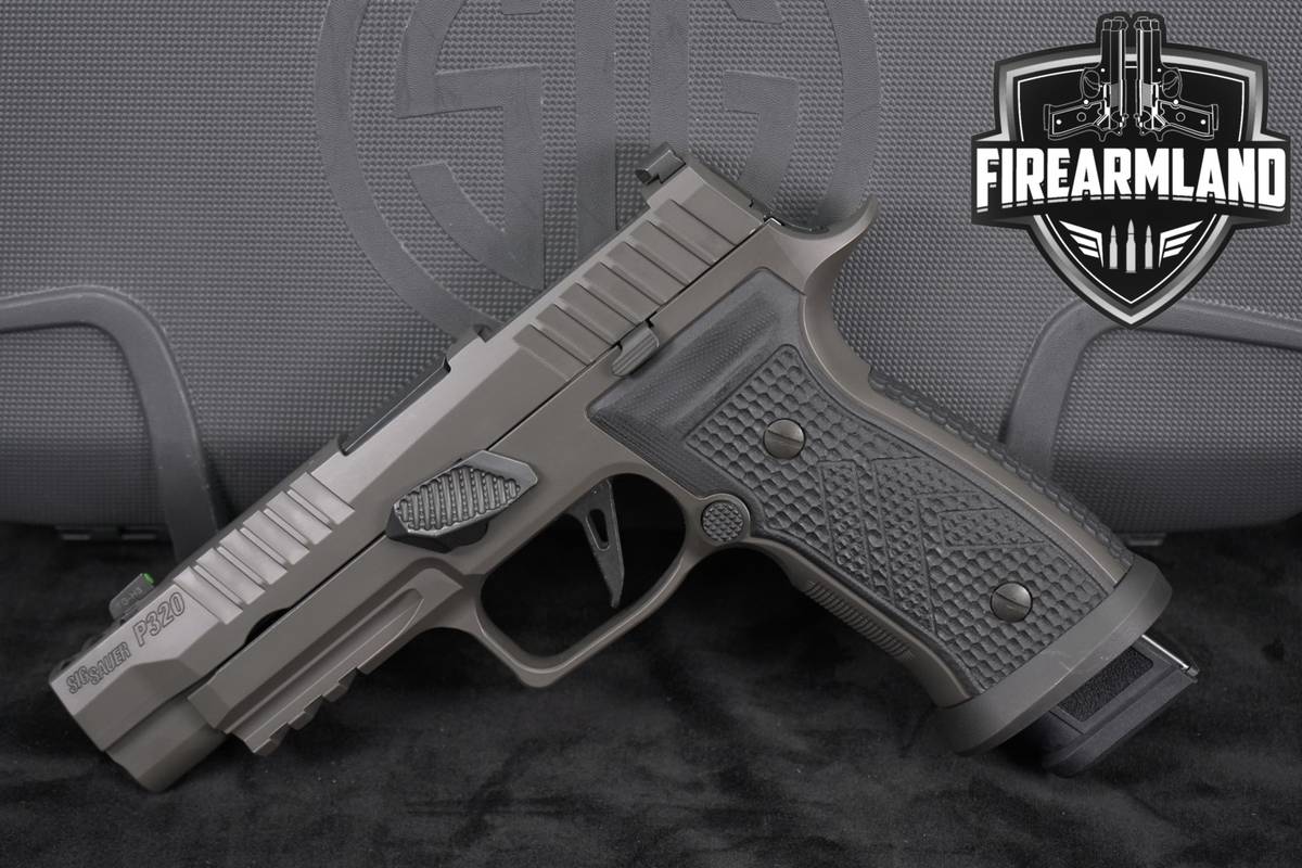 Sig Sauer P320 AXG Legion 9mm 3.9" Gray Conceal Defense Pistol +ORIG CASE