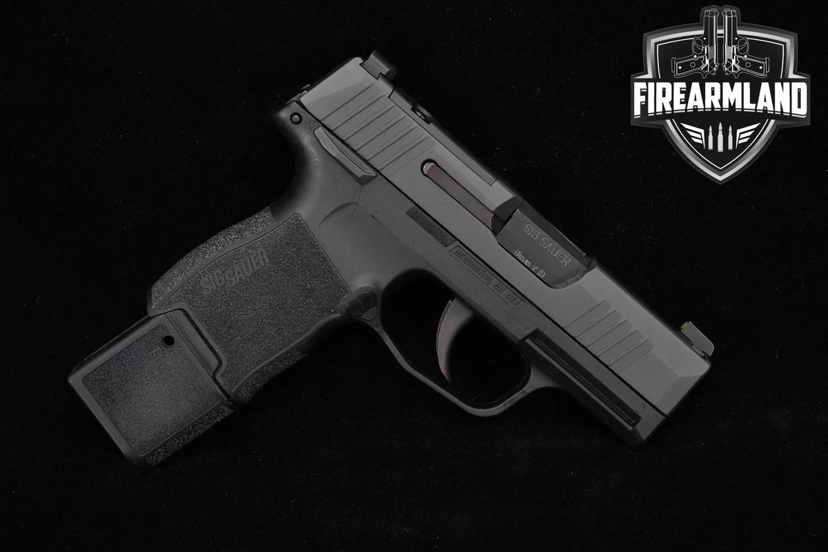 Sig Sauer P365 Manual Safety 9mm  P365 P-365 SIG-P365 +3 MAGS & ORIG CASE