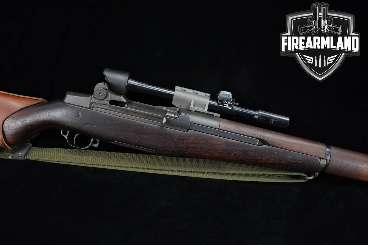 1945 Springfield Armory M1D Garand 30-06 24" Parkerized M1-D +OPTIC