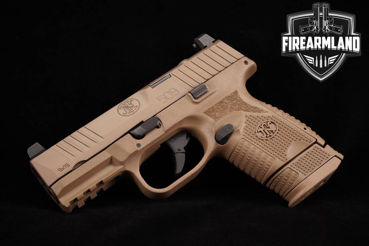 FN Model 509C Compact 9mm 3.7" FDE FN 509C 509-C +2 MAGS & ORIG BOX
