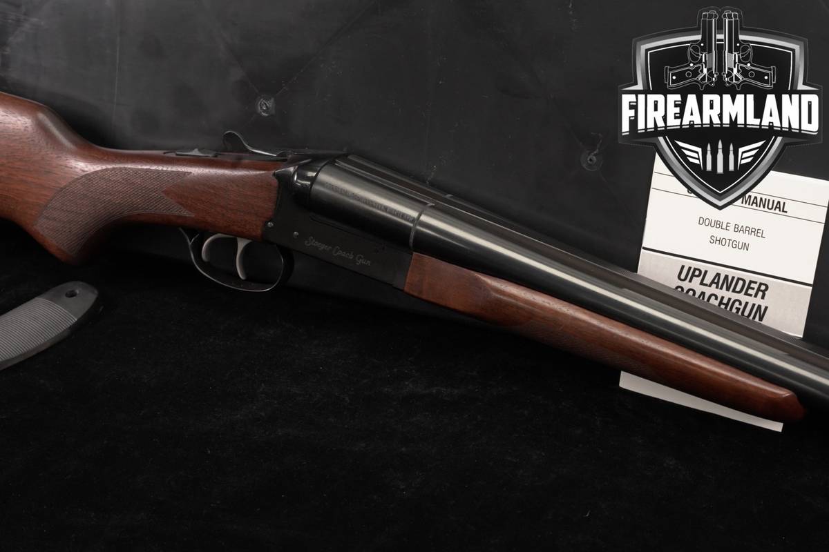 E R Amantino Coach Gun 12-Gauge ER 20" Blued & Walnut 3" Stoeger