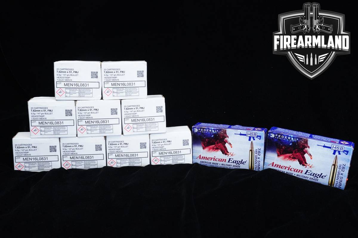 7.62 NATO Ammo .308-NATO 762x51 Ammo 220 ROUNDS
