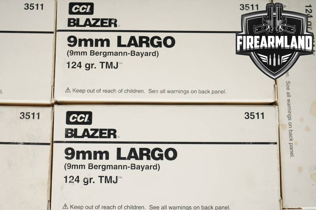 250 RDS! 9mm Bergmann Bayard Ammo 9-mm Ammunition