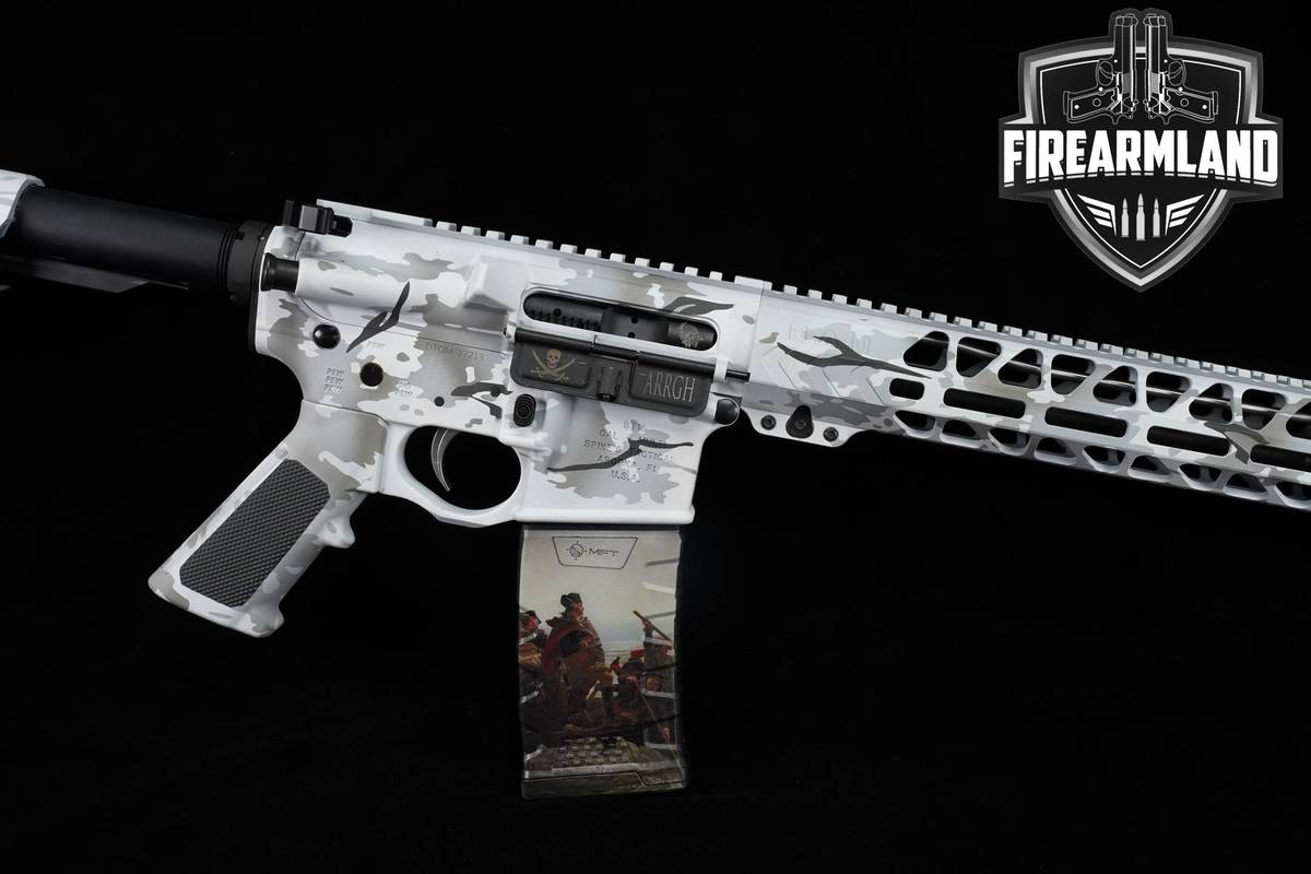 Spikes Tactical ST-15 5.56 NATO AR15 16" Winter Camo AR Sporting Rifle