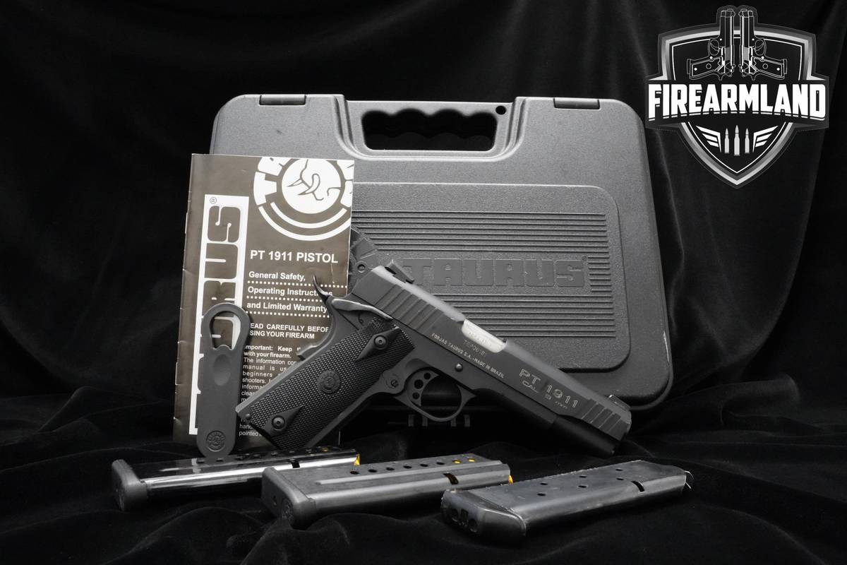 Taurus PT1911 9mm 1911 5" Blued Taurus-PT1911 1911 PT-1911 3 MAGS